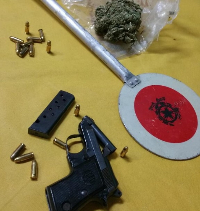 Droga e armi in casa del figlio di uno dei Santapaola-Ercolano: arrestato