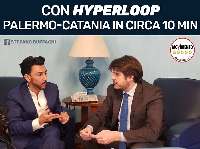 Il M5s, il treno hyperloop e la supercazzola a 1.223 chilometri orari