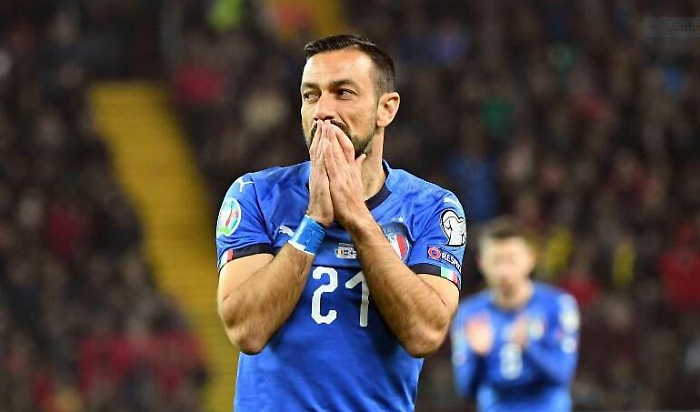 Italia Liechtenstein, Quagliarella nella storia: &egrave; il marcatore pi&ugrave; anziano in Azzurro