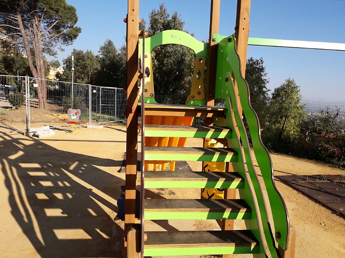 Il parco giochi che della Villa Bonfiglio di Agrigento rimane chiuso al pubblico