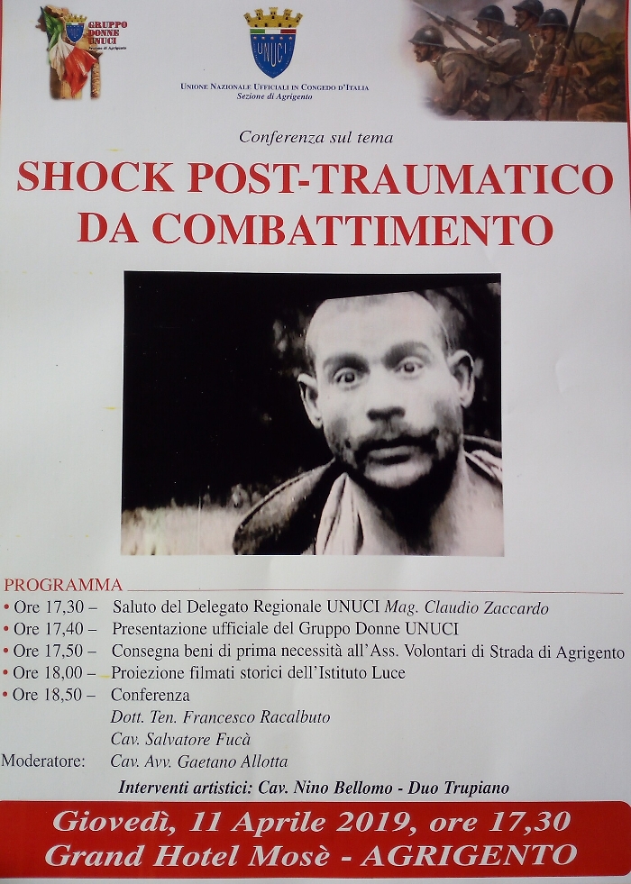 Unuci: "Shock post traumatico da combattimento"