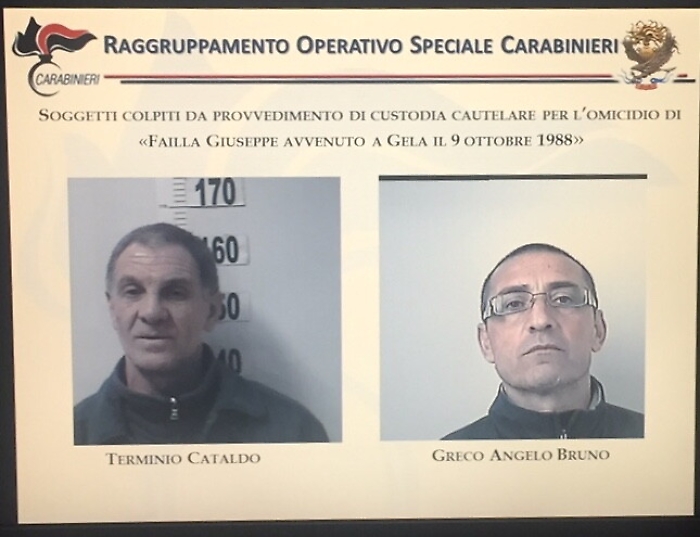 Gela, omicidio di oltre trent'anni fa non &egrave; pi&ugrave; un cold case: due arresti