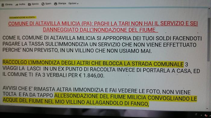 Altavilla Milicia: le tragicomiche italiane a danno dei cittadini