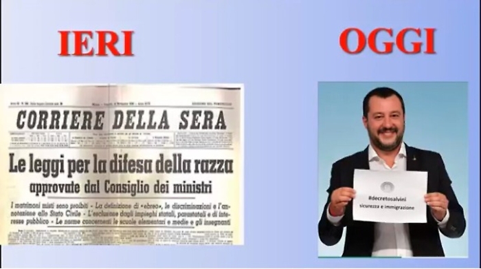 Salvini: &laquo;Gioved&igrave; a Palermo spiegher&ograve; a quegli studenti che il Decreto Sicurezza non c'entra con leggi fasciste&raquo;