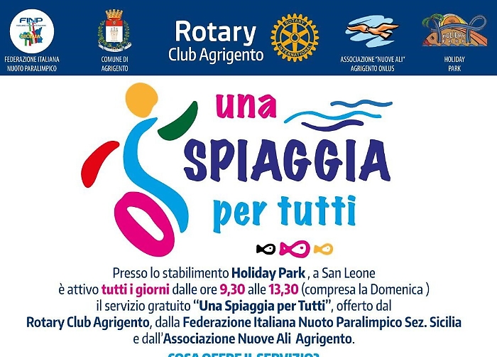 Aragona, una spiaggia per tutti