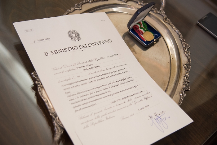 Mussomeli: medaglia d'oroper l'eroe Michelangelo Vullo