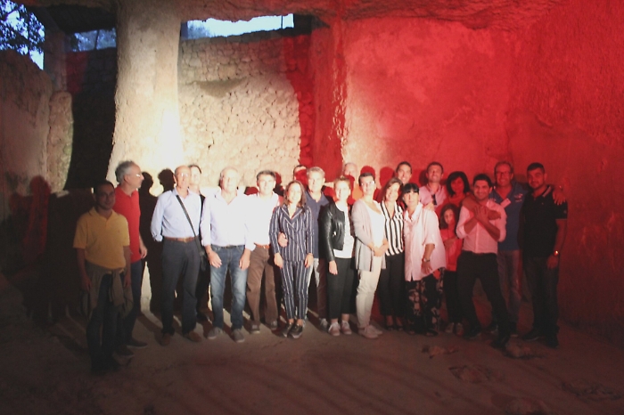 Che festa all'ipogeo "Stagnone Pontillo" di Licata