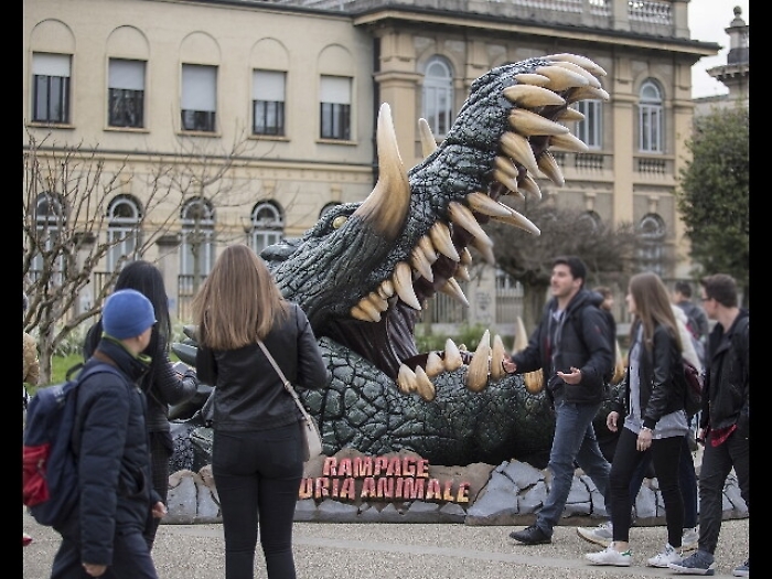 Rampage, coccodrillo gigante a Milano