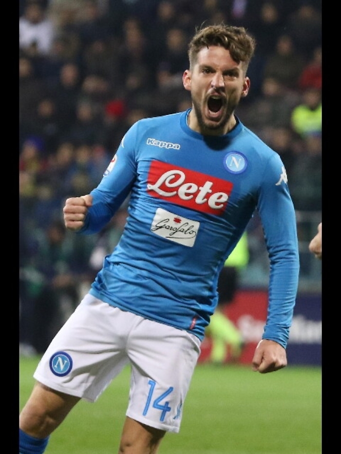 posticipo serie A, Cagliari-Napoli 0-5