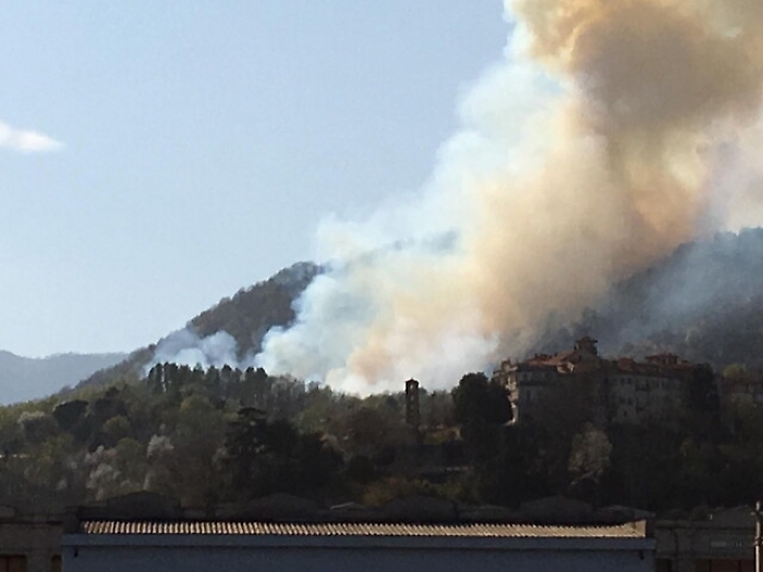 Incendio a Belmonte, santuario a rischio
