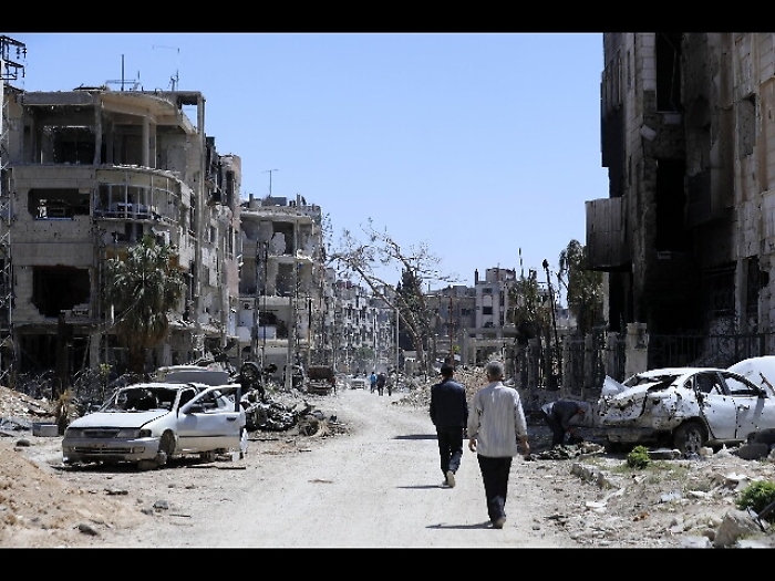 Siria: trovata fossa comune a Duma