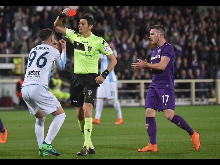 Fiorentina-Lazio, due espulsioni in 14'