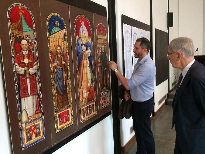 Nuove vetrate per Battistero Pisa