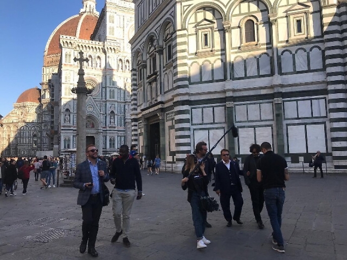 Cecchi Gori a Firenze per film su di lui