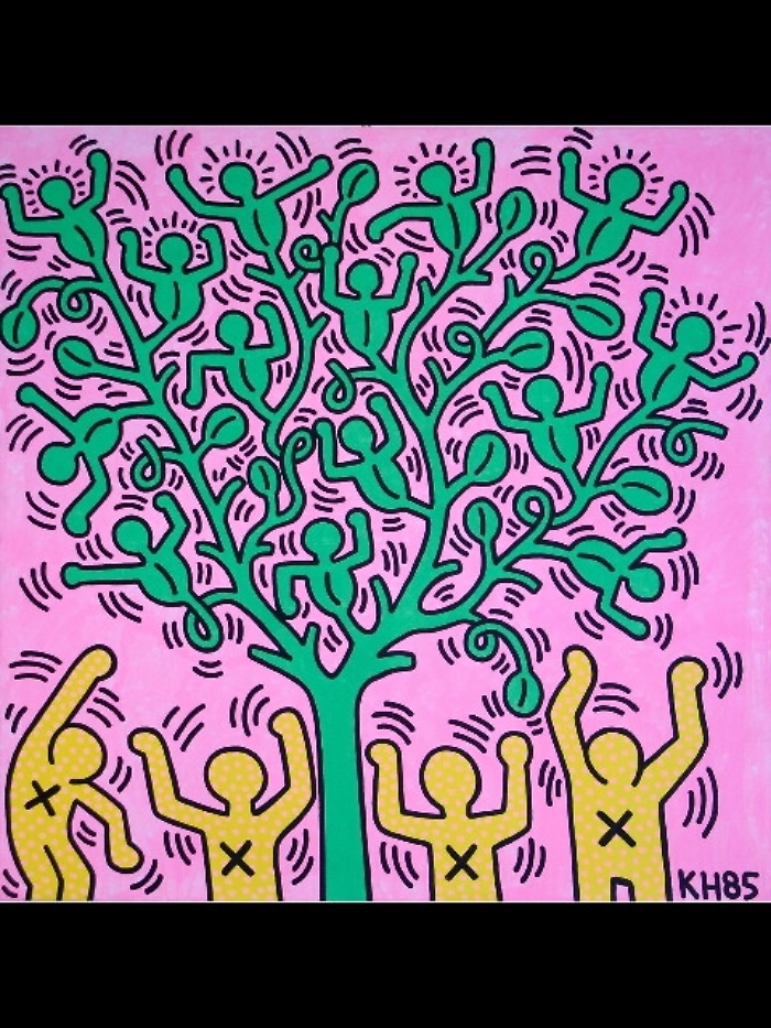 Keith Haring, in dialogo con l'Arte