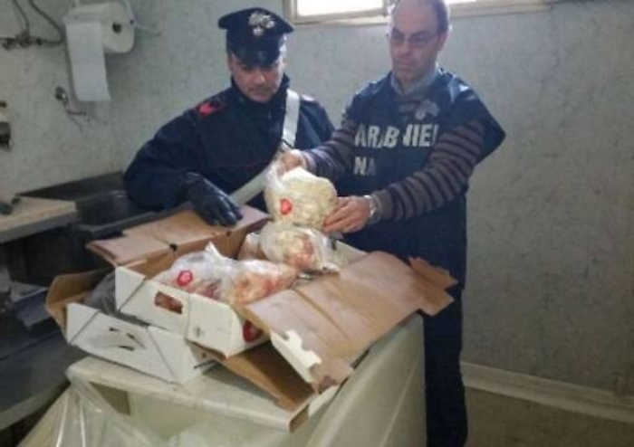 Sequestrati carni e prodotti ittici tenuti in cattivo stato di conservazione