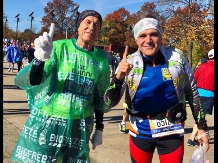 Gianni Morandi finisher a Nyc marathon