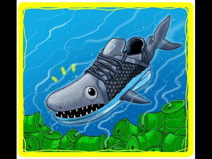 Sneakers Aw Lab viste da 3 street artist