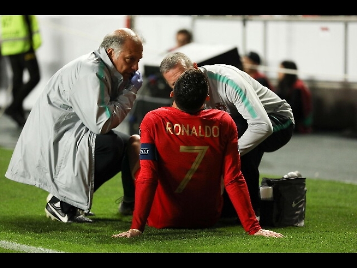 Ronaldo: lesione modesta,domani a Torino