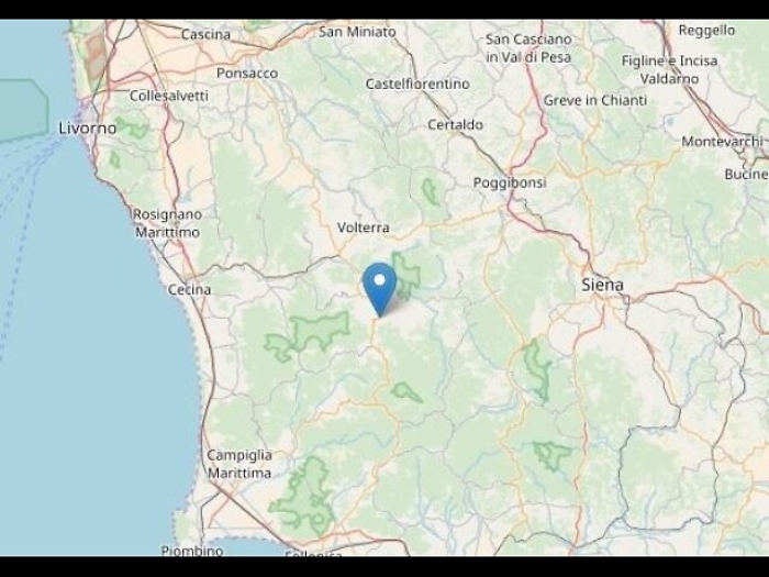 Scossa 3.0 nel Pisano, nessun danno