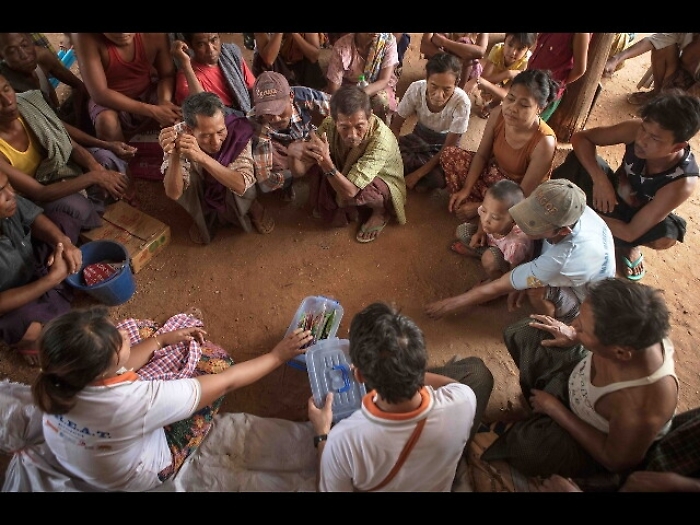 In mostra i bambini del Myanmar