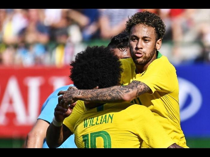 Amichevoli: Austria-Brasile 0-3