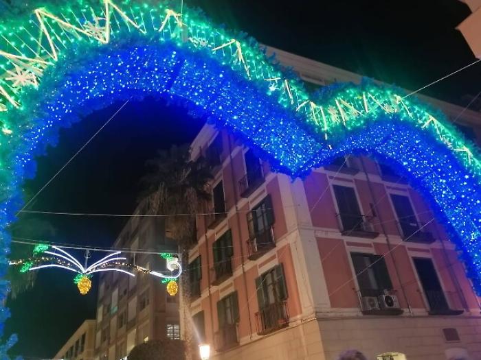 A Salerno inaugurate 'Luci d'artista'