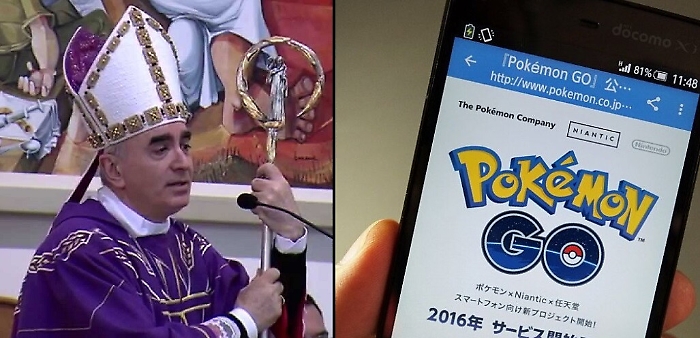 Noto, mons. Staglian&ograve; scaccia i Pokemon dalla Basilica