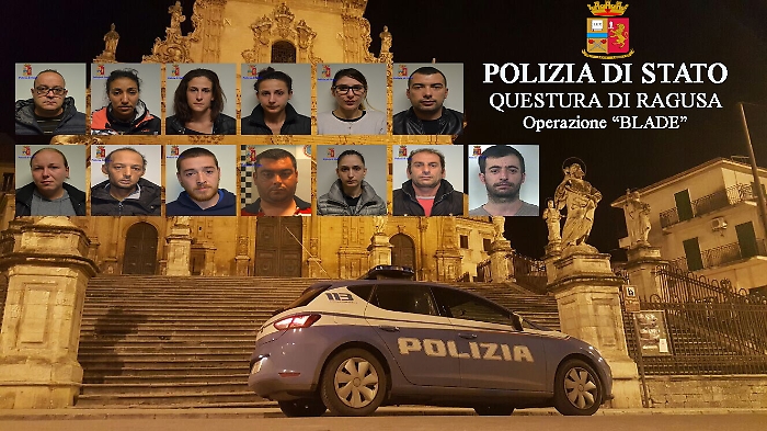 Clan di italiani, tunisini e albanesi per spacciare droga nel ragusano: 17 arresti 