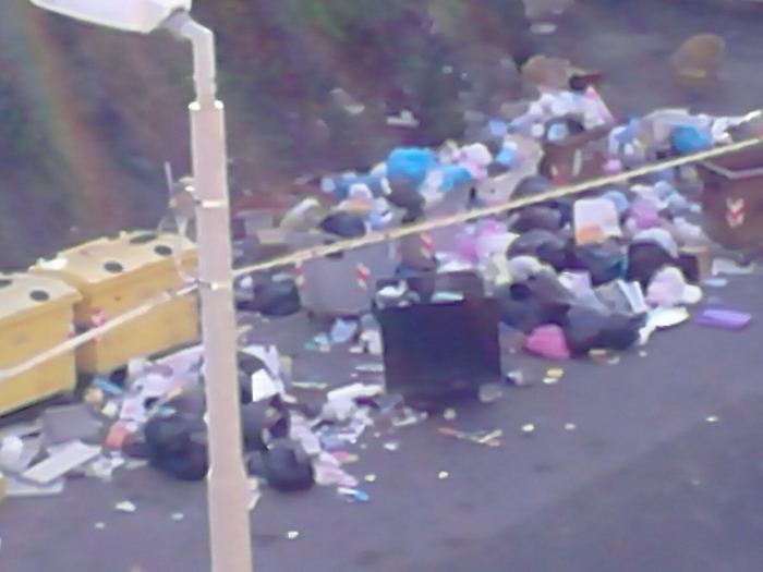 Vergogne in via Borgese