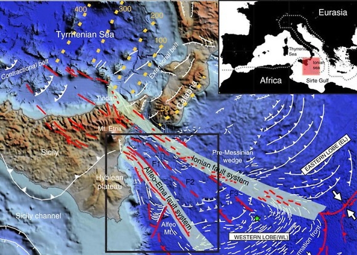 Spaccature profonde sotto lo Ionio: alto rischio terremoti tra Sicilia e Calabria