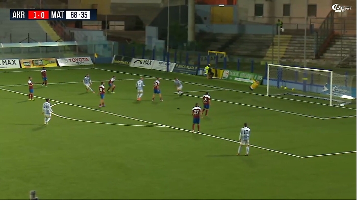 Serie C, l'Akragas non molla: 1 a 1 col Matera 