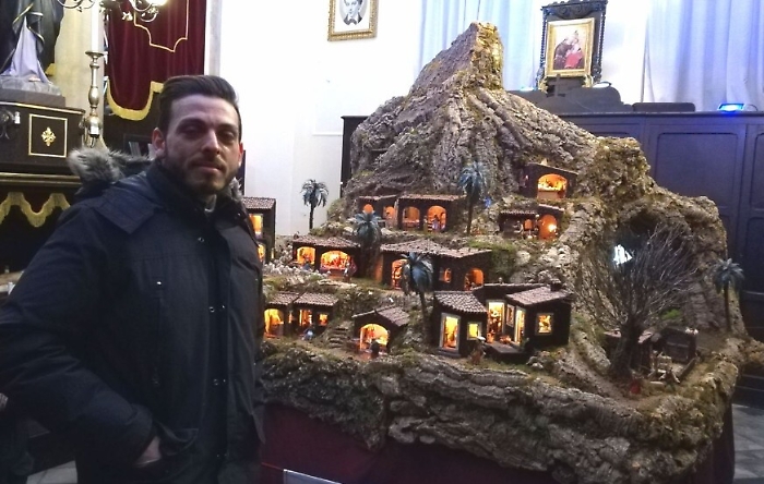 Presepe artistico nell'oratorio di San  Filippo Neri a Catania