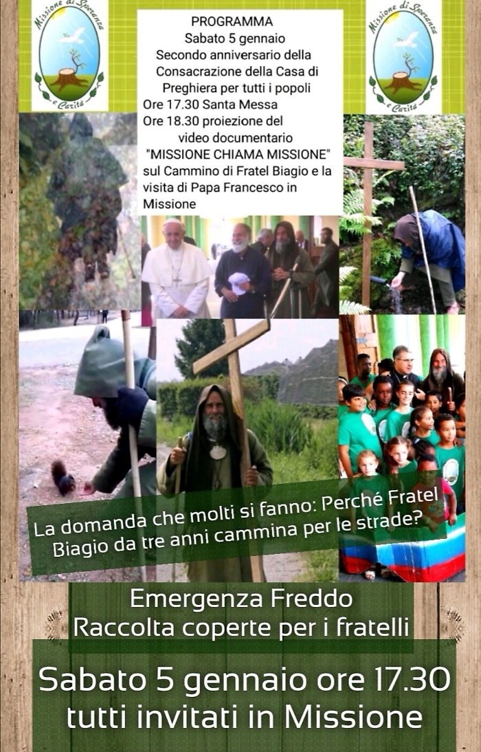 Palermo, i due anni della Casa di Preghiera di Biagio Conte