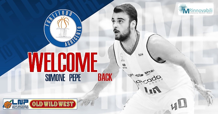 Simone Pepe confermato dalla Fortitudo Agrigento