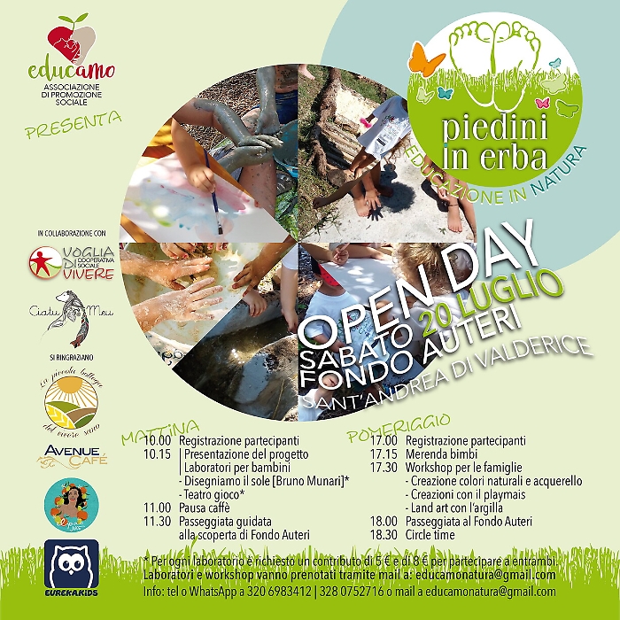 I piedini in erba a Valderice, per riscoprire la Natura