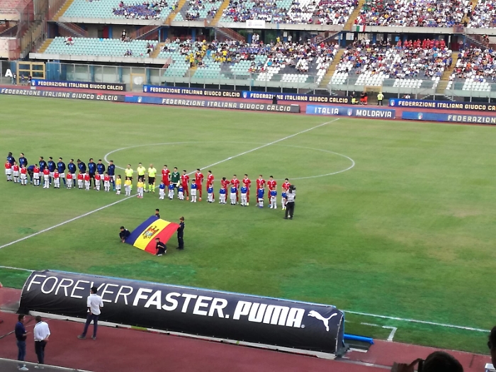 Catania: Italia-Moldavia Under 21  e....il cartellone.