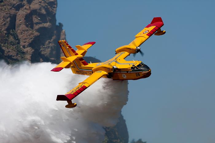 Incendi nel Palermitano: in azione Canadair, forestali e vigili del fuoco