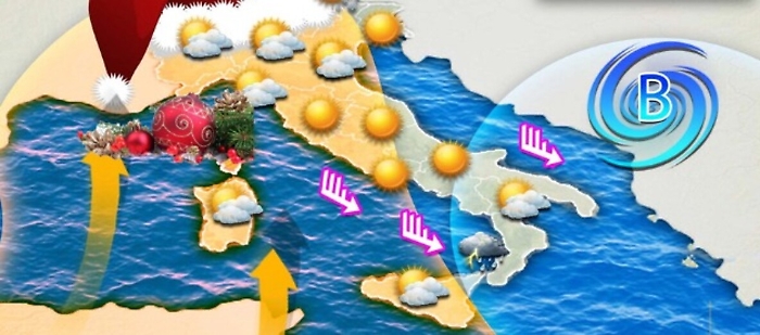 I "balletti" del meteo in Sicilia tra la vigilia di Natale e Capodanno