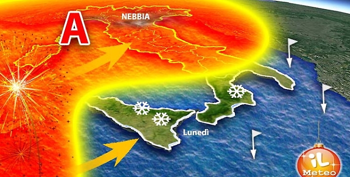 Meteo, in Sicilia il freddo ha le ore contante....ma non &egrave; finita
