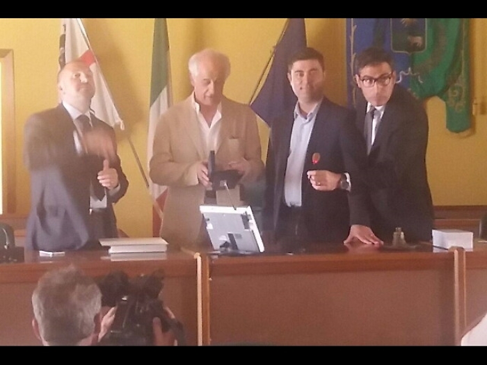 Chiavi della citt&agrave; di Nuoro a Servillo