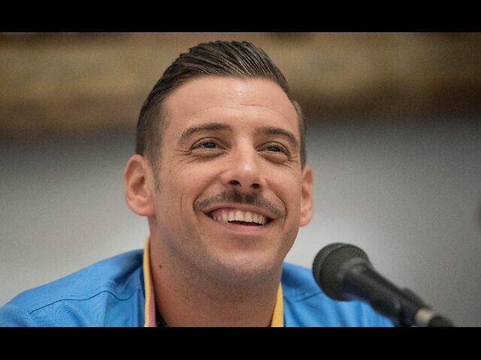 Gabbani, in piazza contro la paura