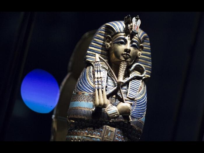 Tutankhamon mostra pi&ugrave; vista di Francia
