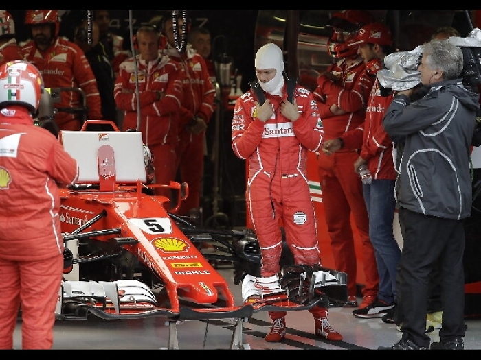 F1: Lapo Elkann a Monza,in rosso Ferrari