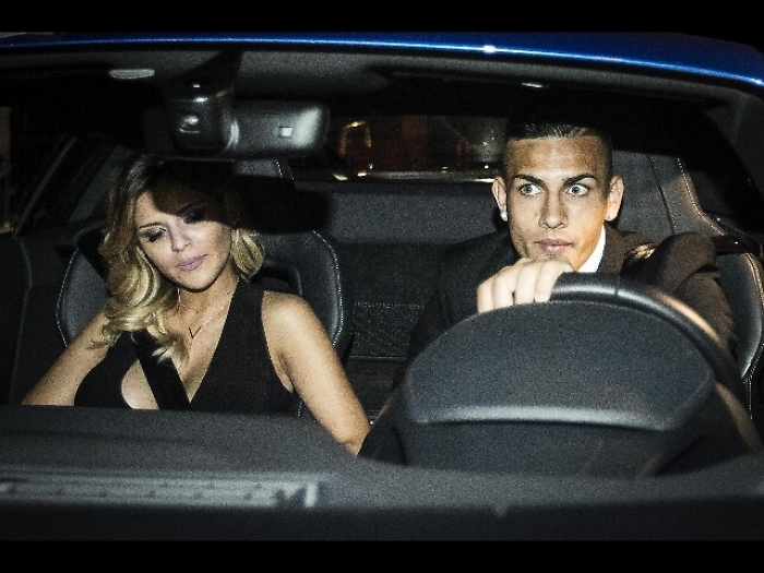 Calcio: fiocco azzurro in casa Paredes