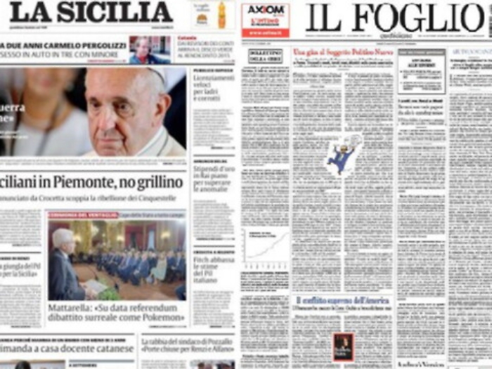 "Il FOGLIO" torna in edicola in Sicilia: e dove senn&ograve;?