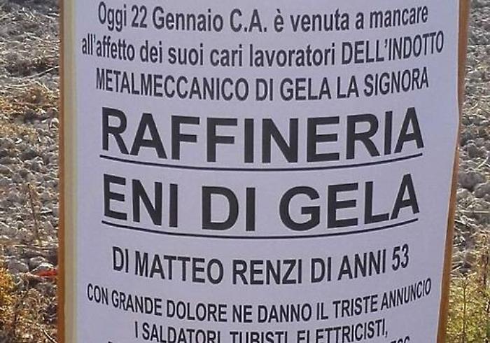 Gela, bloccato ingresso A della Raffineria &laquo;La politica si assuma le sue responsabilit&agrave;&raquo;