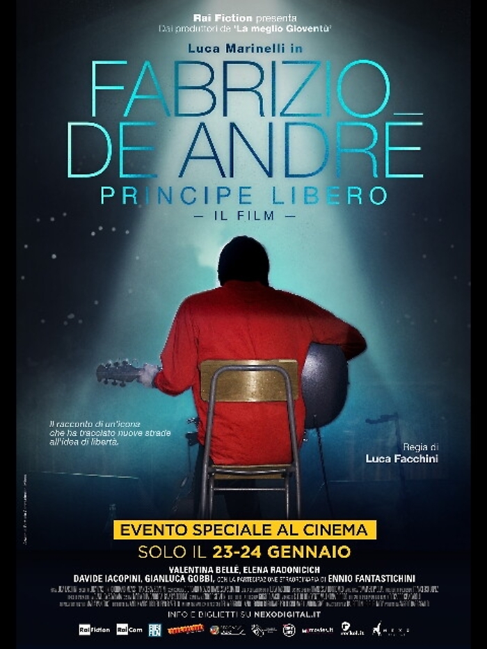De Andr&egrave; al Cinema 23-24/1, poi su Rai1