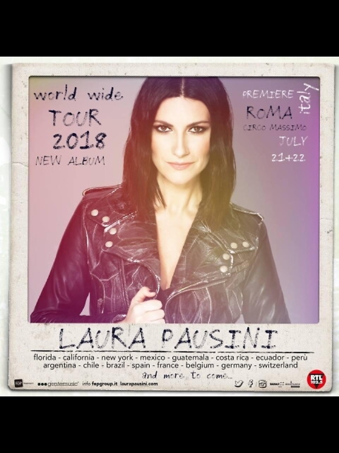 Pausini, nuovo album e tour nel 2018