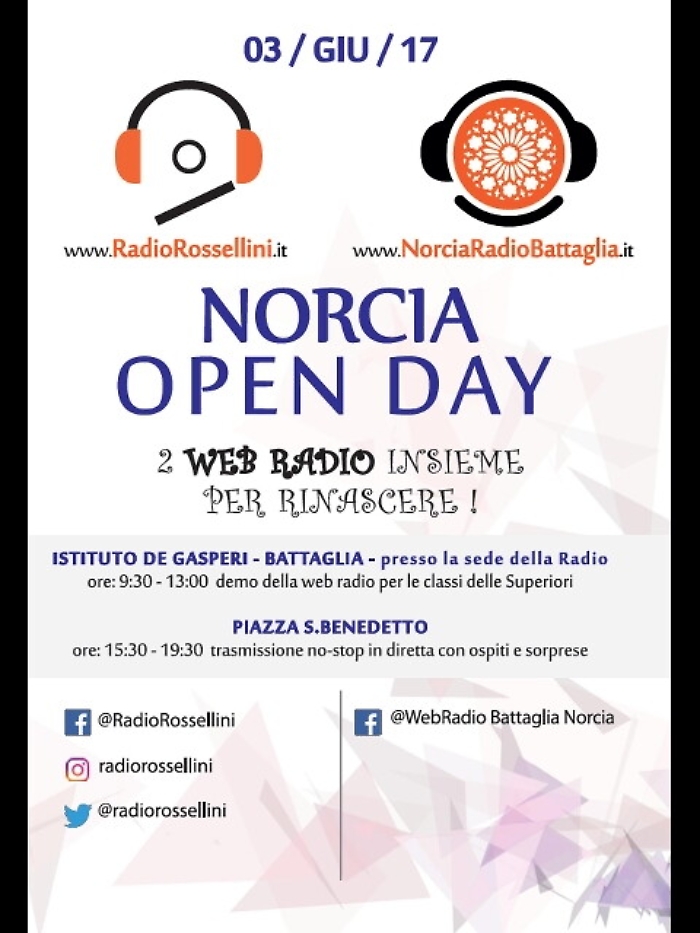 Web radio gemellate, sabato l'open day